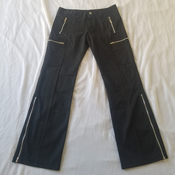 Dickies Pants - Dickies Juniors Zipper Black Pants Size 7 Bootcut